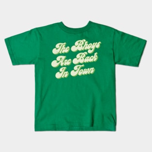 The Bhoys Are Back In Town Kids T-Shirt